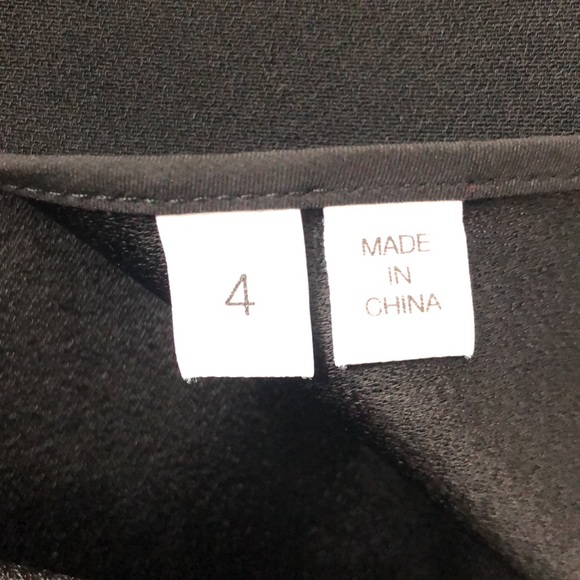 DEREK LAM 10 Crosby Silk Blend Black Shift Asymmetric Dress - Picture 5 of 9